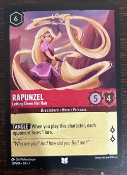 Rapunzel 121/204 Uncommon COLD FOIL Disney Lorcana The First Chapter NM - Image 1