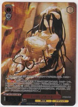 Weiss Schwarz SP Signed Albedo OVL/SE54-54SP Overlord Foil Japanese - Image 1