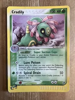 Cradily - 3/100 - Holo Rare EX Sandstorm Set TCG E-Series - Pokemon Card - MP - Image 1