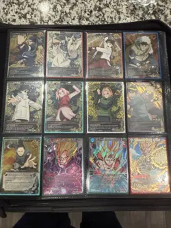 Bandai Naruto CCG & Dragon Ball Super Card Game Mixed Lot Binder Foil Holo - Image 1