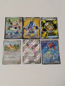 Pokemon Illustration Rare/Eevee Pokemon Day Promo/Baby Shiny/Full Art Holo Cards - Image 1