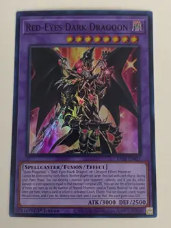 Yugioh Red-Eyes Dark Dragoon x 3 - 1st Edition Super Rare NM - Free Holo Card - Image 2