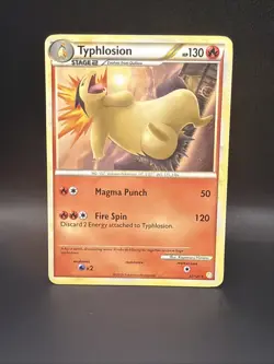 Typhlosion #32/123 HeartGold Soulsilver | Non Holo Rare Pokemon Card - Image 1