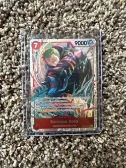 One Piece Roronoa Zoro ST01-007 Character Card 9000 Power Rush Cost 7 - Image 1