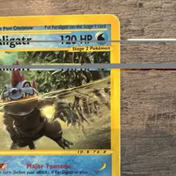 Feraligatr 47/165 Rare Expedition Base Set Pokemon LIGHT PLAY RARE Card! - Image 3