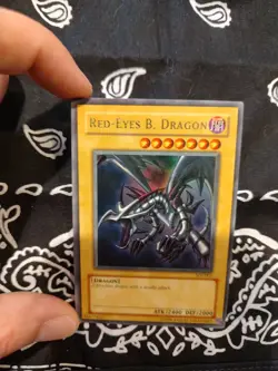 Yu-Gi-Oh! TCG Red-Eyes Black Dragon Holo Rare Card SDJ-001 - Image 1