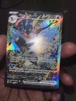Greninja ex SVP132 Black Star Promo Scarlet & Violet Holo Pokemon Card NM - Image 2