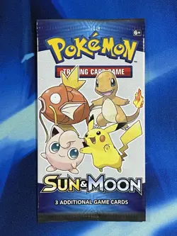 SEALED Pokemon (2018) GENERAL MILLS Sun&Moon MINI PACK 3-Card Fruit Roll-Up Box - Image 1