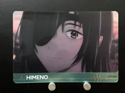 Himeno Chainsaw Man Plastic Card Forte Japanese Anime Manga Collection - Image 1