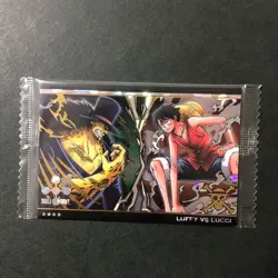 S5166 Luffy vs Lucci 6-SEC1 Japanese One Piece Wafer Card Sealed M14 - Image 1