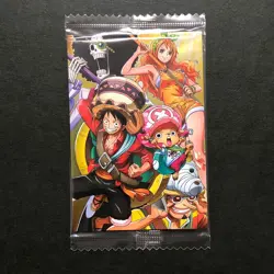 S5869 Straw Hat Crew No.21 Japanese One Piece Wafer Card Sealed Luffy Nami YM26 - Image 1