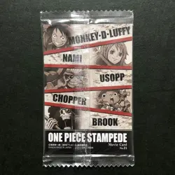 S5869 Straw Hat Crew No.21 Japanese One Piece Wafer Card Sealed Luffy Nami YM26 - Image 2