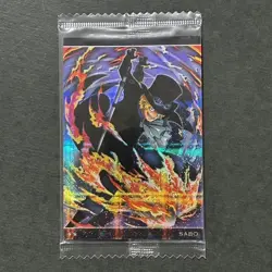 S4956 Sabo R Holo Japanese One Piece Wafer Card SEALED F13 - Image 1