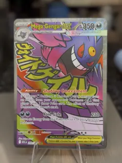 Mega Gengar EX 269/217 Ascended Heroes Mega Attack Rare Pokemon Card - Image 1