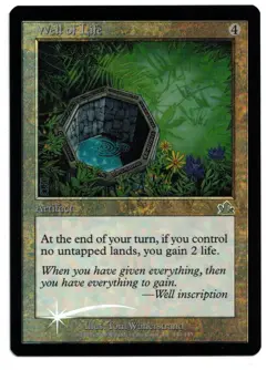 Magic the Gathering MTG Card: Well of Life FOIL 141/143 Prophecy! NM - Image 1