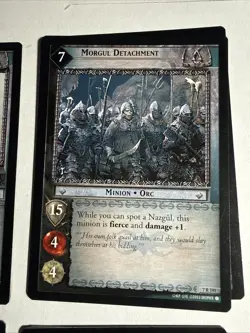 Decipher Lord of the Rings TCG Nazgul 12 Rare Card Lot (2 of each) - Image 4