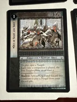 Decipher Lord of the Rings TCG Nazgul 12 Rare Card Lot (2 of each) - Image 5