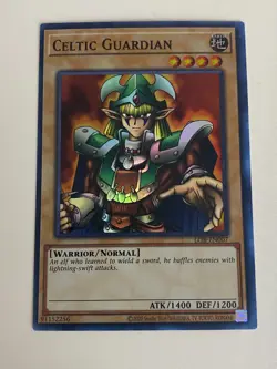 Yugioh - Celtic Guardian - LOB - Super Rare - 25th NM - Free Holographic Card A - Image 1