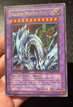 Yu-Gi-Oh Dragon Master Knight UE02-EN001 Ultra Rare Yugioh Promo Card MP - Image 3