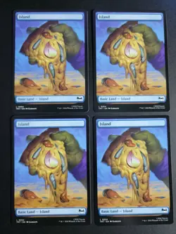 Island 0254 (X4) Land MTG Ninja Turtles - Image 1