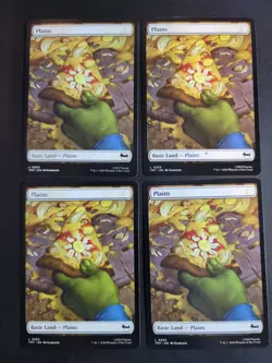 Plains 0253 (X4) Land MTG Ninja Turtles - Image 1