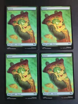 Forest 0257 (X4) Land MTG Ninja Turtles - Image 1