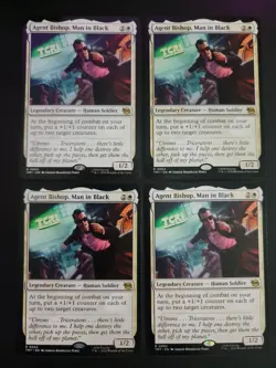 Agent Bishop, Man in Black (X4) Rare MTG Ninja Turtles - Image 1