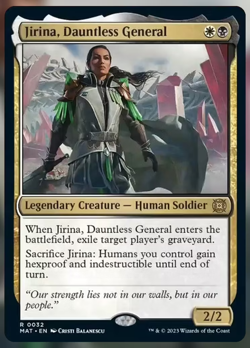 FOIL - Jirina Dauntless General - MTG - March of the Machine AFETRMATH - NM - Image 1