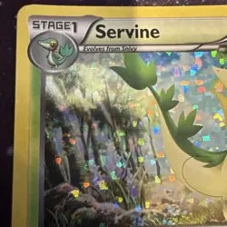 Servine 001/012 McDonald's 2012 Holo Pokemon card - Image 3
