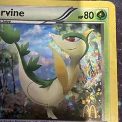 Servine 001/012 McDonald's 2012 Holo Pokemon card - Image 4