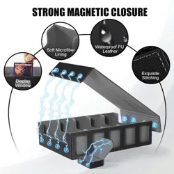 Trading Card Storage Box with Commander Display, 5-Row Deck Case with Removable - Image 4