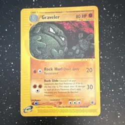 Graveler 79/165 Expedition Base Set Uncommon Regular Pokemon TCG English - Image 1