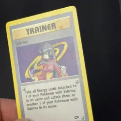 Sabrina 110/132 Rare Gym Challenge Unlimited Pokemon TCG English WOTC Vintage - Image 3