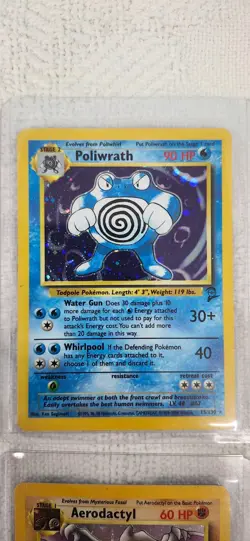 Vintage Pokemon 7 Card Lot Holo Lapras Mew Promo Pinsir Clefable 1999-2000 - Image 3
