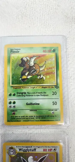 Vintage Pokemon 7 Card Lot Holo Lapras Mew Promo Pinsir Clefable 1999-2000 - Image 4