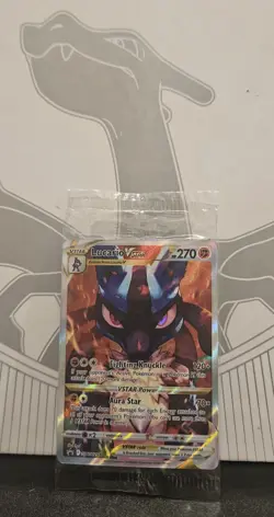 Pokemon Lucario VSTAR SWSH291 Crown Zenith ETB Black Star Promo SEALED - Image 4