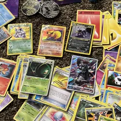 Vintage Pokemon Card Lot WOTC - BW In Between DAMAGED ITEMS MISCELLANEOUS JUNK - Image 1