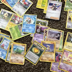 Vintage Pokemon Card Lot WOTC - BW In Between DAMAGED ITEMS MISCELLANEOUS JUNK - Image 5