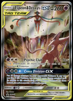 Pokemon Espeon & Deoxys GX Promo SM Promos SM240 NM Holo - Image 1