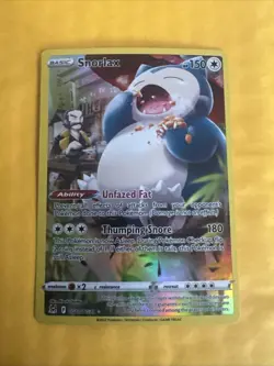 2022 Pokemon SWSH Lost Origin Snorlax Trainer Gallery #TG10/TG30 - Image 1