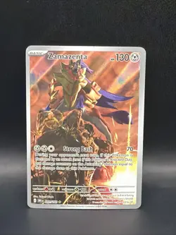 Pokemon 2025 Destined Rivals Zamazenta #201/182 - Image 1