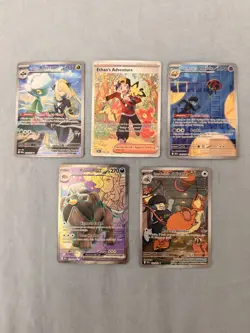 Pokemon TCG Destined Rivals Lot of 10 Full Arts - Ethan's Adventure - Image 1