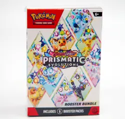 Pokemon TCG Scarlet & Violet Prismatic Evolutions Booster Bundle 6 Packs Sealed - Image 1