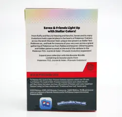 Pokemon TCG Scarlet & Violet Prismatic Evolutions Booster Bundle 6 Packs Sealed - Image 3