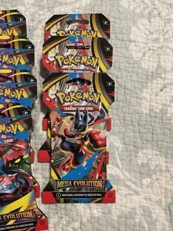 Pokemon TCG Lot of (12) Mega Evolution Sleeved Booster Pack - Image 5