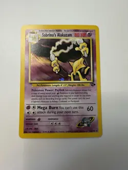 Sabrina's Alakazam 16/132 Holo Rare Gym Challenge Pokemon LP - Image 1