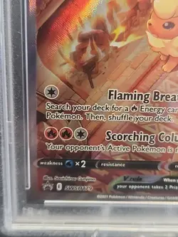 2021 Pokemon - Flareon V SWSH #179 BSP VMAX PREM. COLL. PSA 9 BLACK STAR PROMO - Image 5