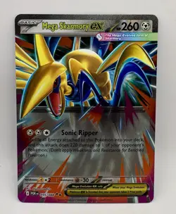 Pokemon TCG Mega Skarmory ex Double Rare Perfect Order 055/088 NM - Image 1