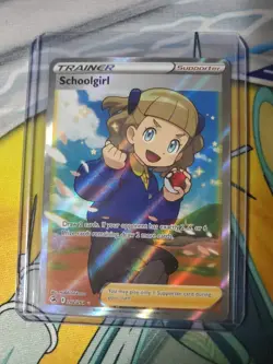 Pokemon TCG Schoolgirl Fusion Strike 262/264 Holo Full Art - Image 1