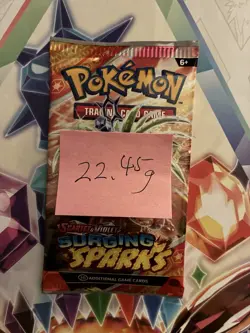 HEAVY! 22.45g Surging Sparks Pokemon TCG Booster Pack - Image 2